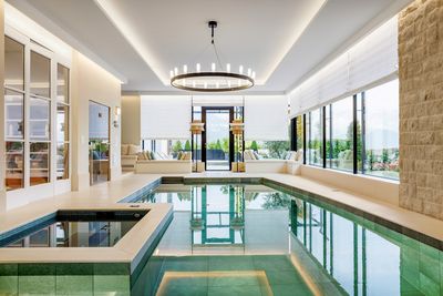 Roman Blind Systems, SG 2360, Colorama 2, Villa at the lake, Lucerne, Switzerland