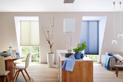 Pleated Blind Systems, SG 8500, DUETTE® Classic, Col 20030/20027, AO10