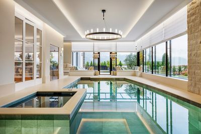 Roman Blind Systems, SG 2360, Colorama 2, Villa at the lake, Lucerne, Switzerland