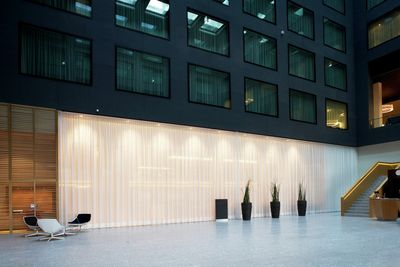 Curtain Systems, SG 5600, Colorama 1, Room shot "Radisson Blu Hotel", Zurich, Switzerland